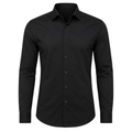 Tailored Black Dress Shirt | Zeppitron
