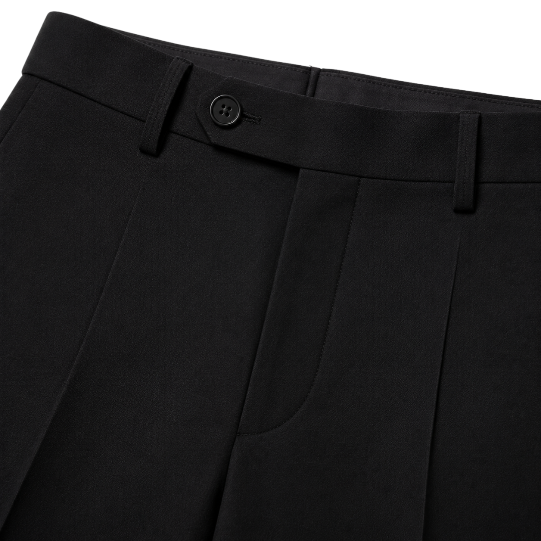 Tailored Black Dress Trousers | Zeppitron