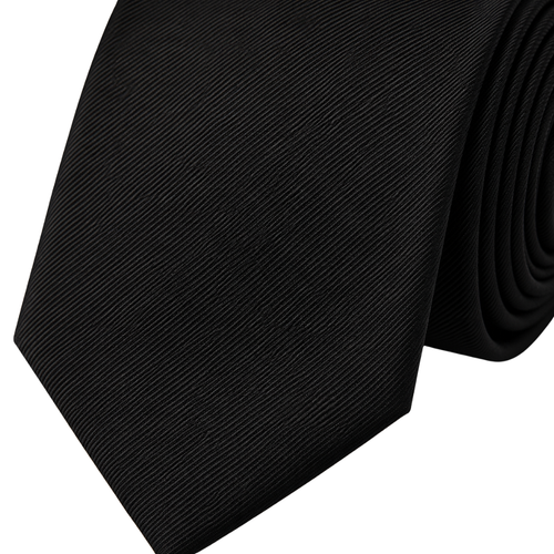 Classic Black Silk Tie | Zeppitron