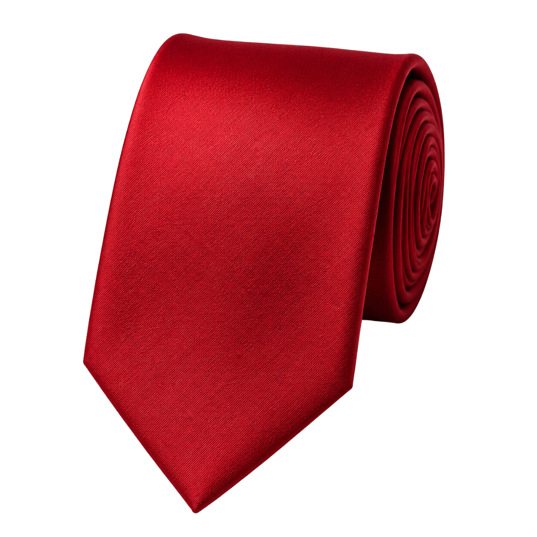 Classic Red Silk Tie | Zeppitron