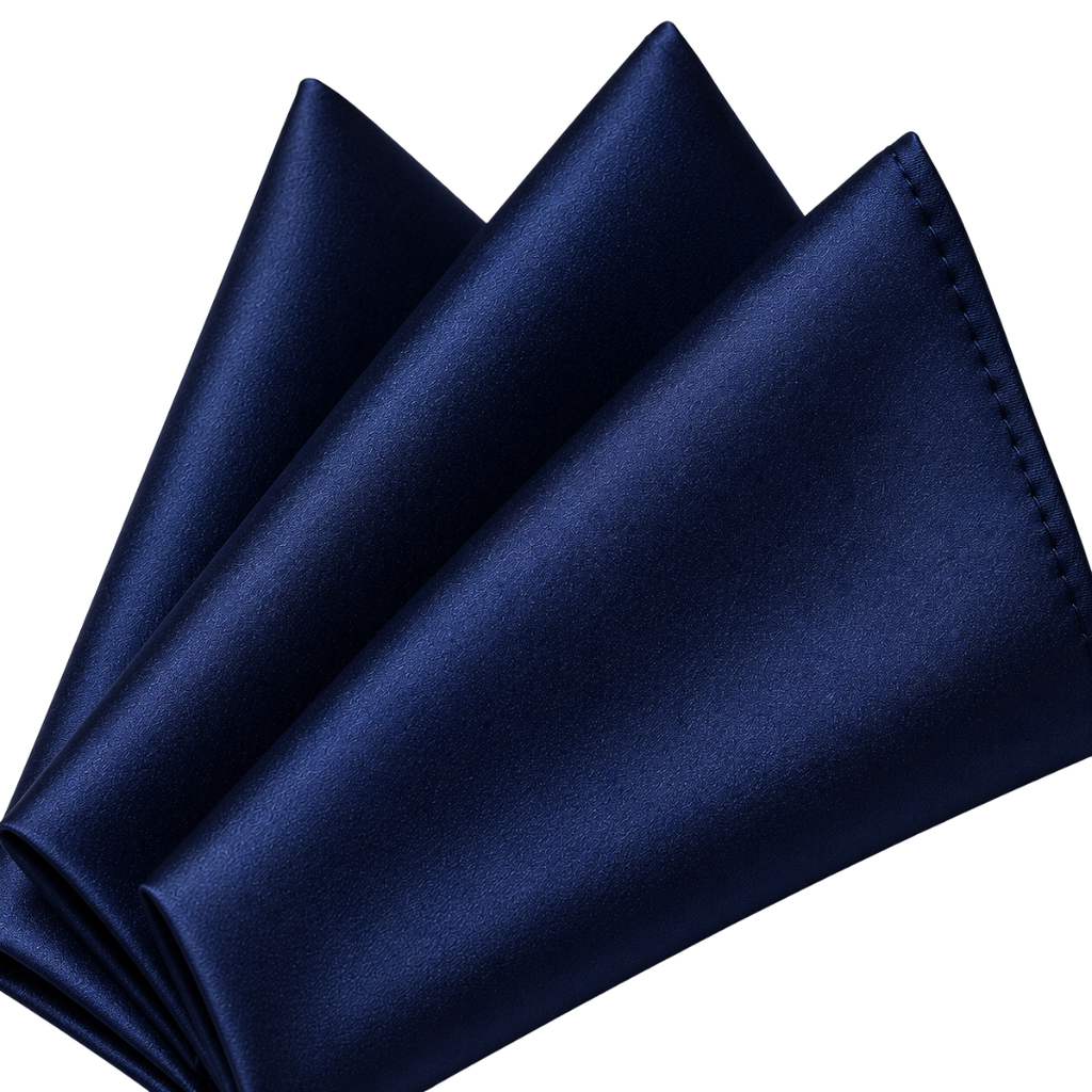 Classic Navy Pocket Square | Zeppitron