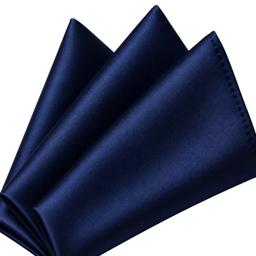 Classic Navy Pocket Square | Zeppitron