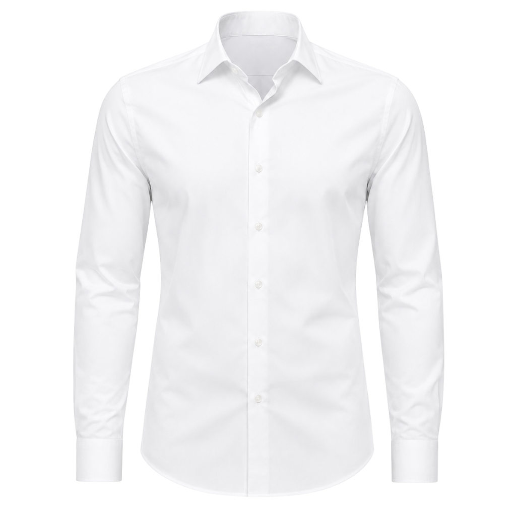 Classic White Dress Shirt | Zeppitron
