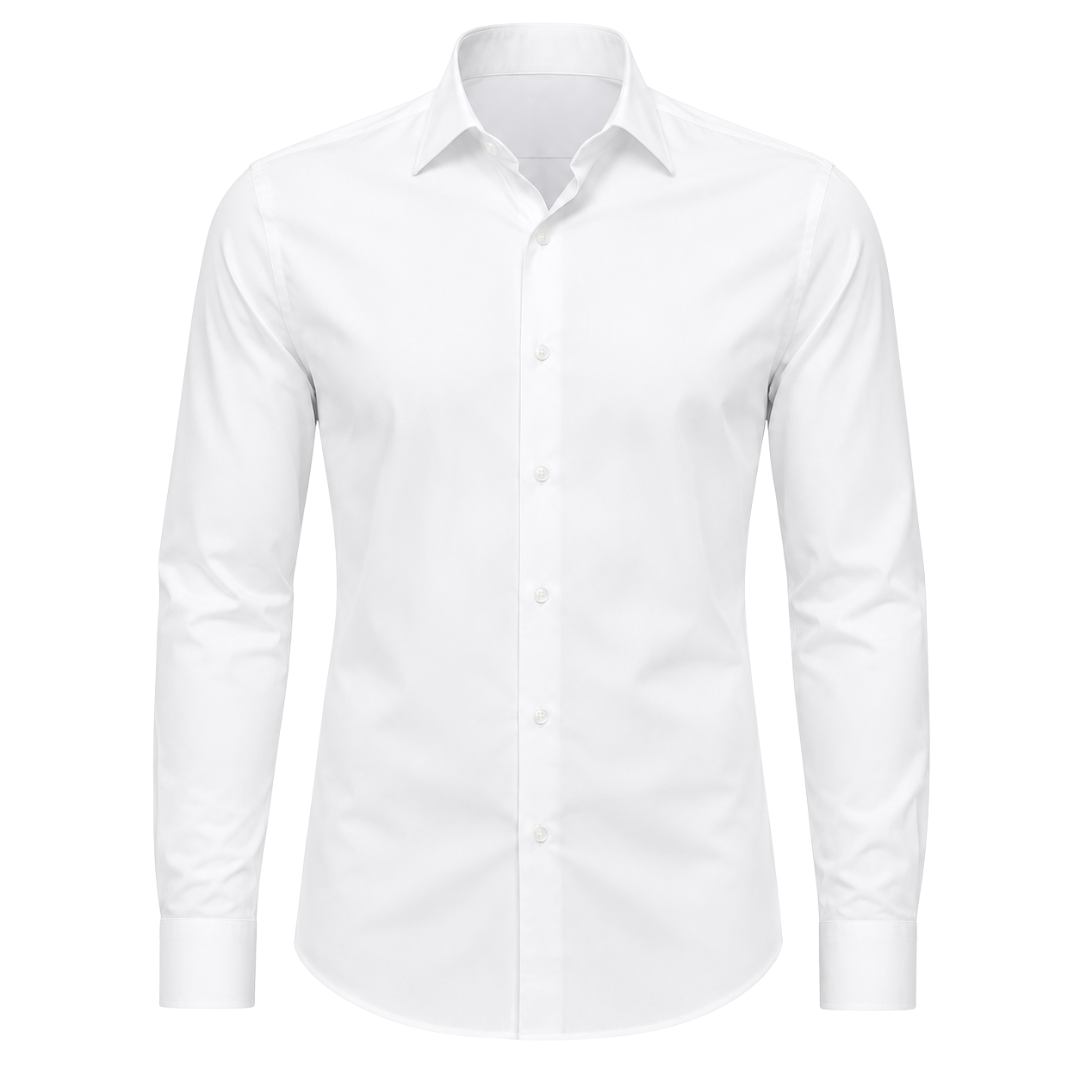 Classic White Dress Shirt | Zeppitron