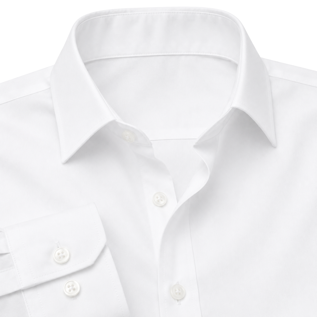 Classic White Dress Shirt | Zeppitron